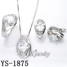 925 Sterling Silber Schmuck Set in Stein (YS-1875)